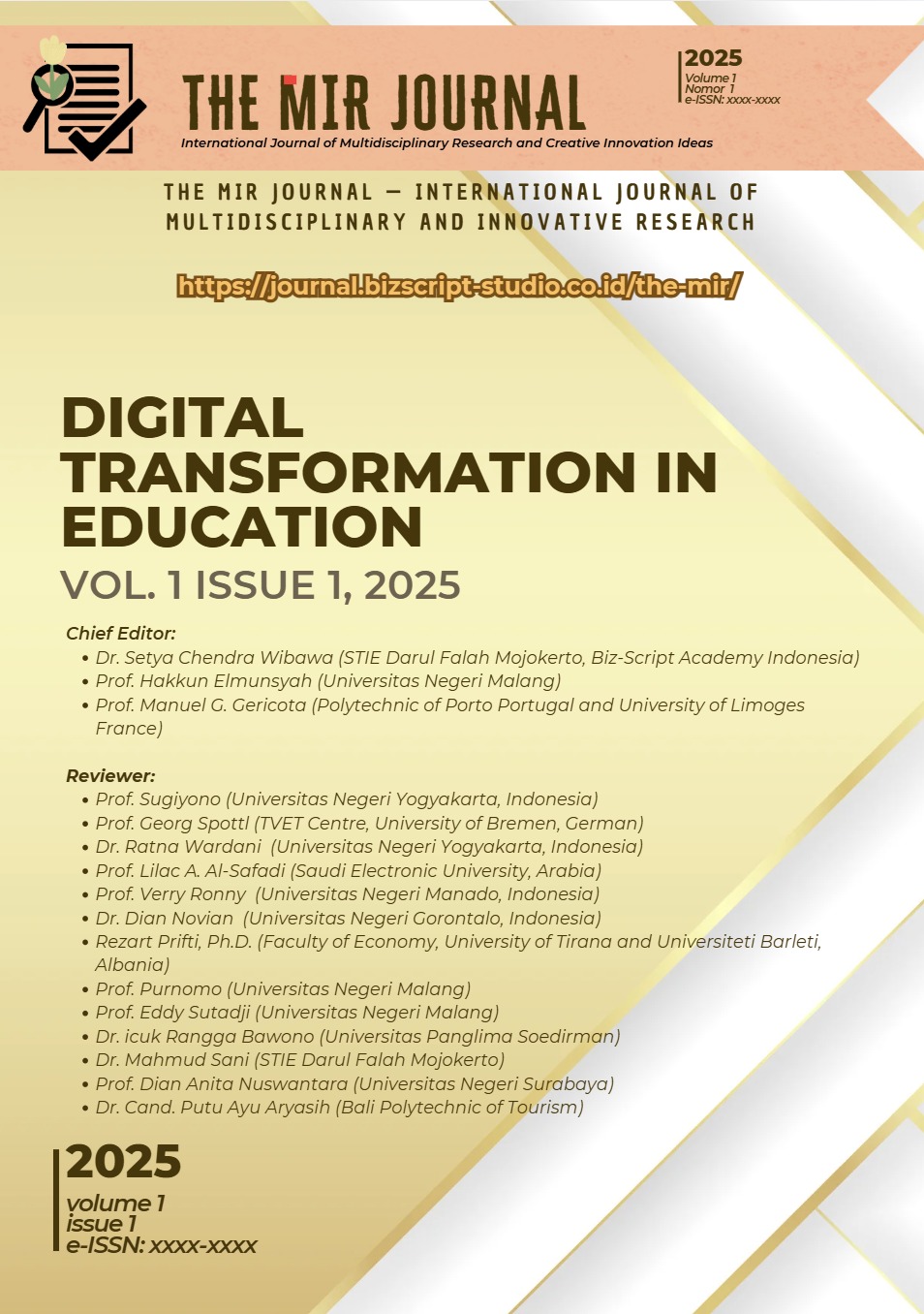International Journal of Multidisciplinary Research and Creative Innovation Ideas - The MIR Journal